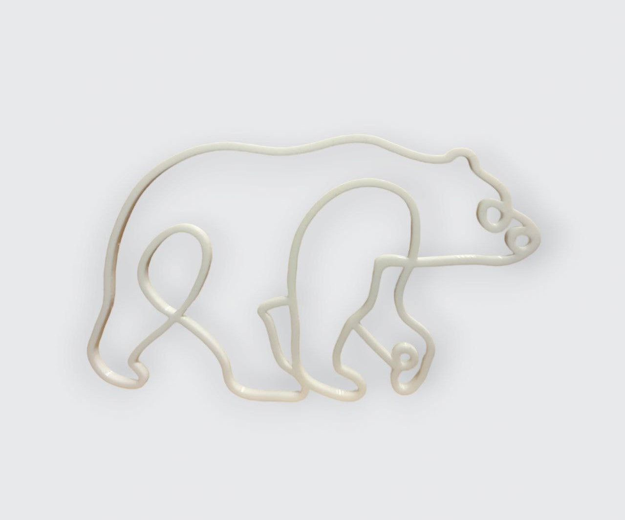 Wanddeko Bär one line art | Bärdings | Bear wall decor