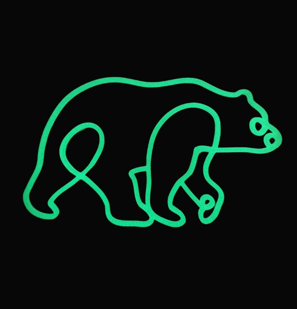 Wanddeko Bär one line art | Bärdings | Bear wall decor