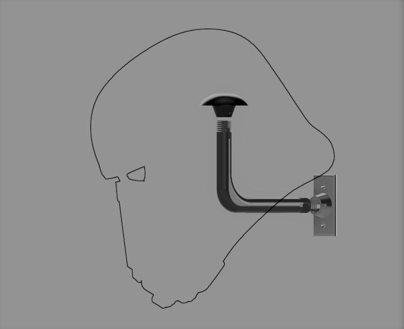 Helmhalter für die Wand | Helmdings | Helmet Wall Rack
